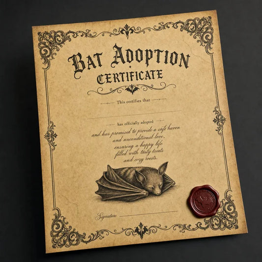 Bat Adoption Certificate